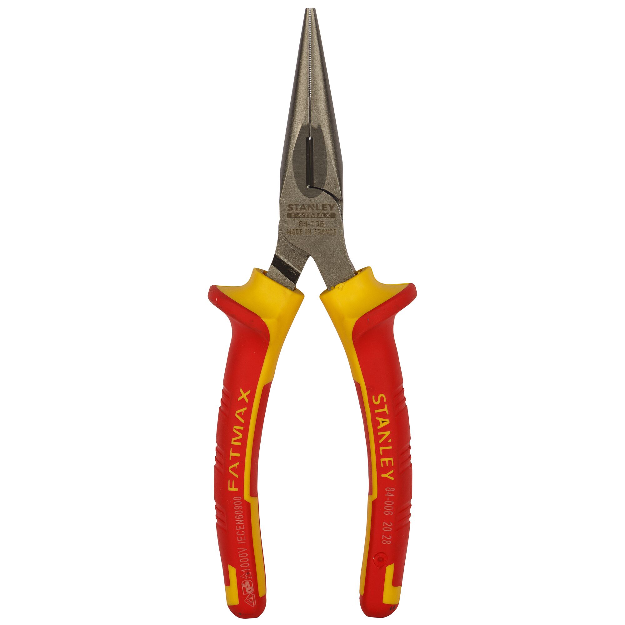 0-84-006 Pince A Becs 1/2 Ronds Longs 160Mm Isolee 1000V – Image 1