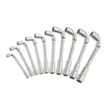 Clé À Pipe Débouchée 6 X 12 Pans Jeu De 10 Pièces