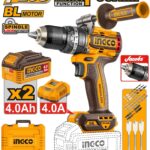 Visseuse à percussion sans fil  Brushless 20V 96Nm 2 Batt 4Ah Et 1 Chargeur
