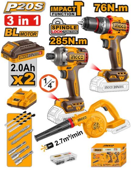 Pack 3 Machines Visseuse 76Nm+