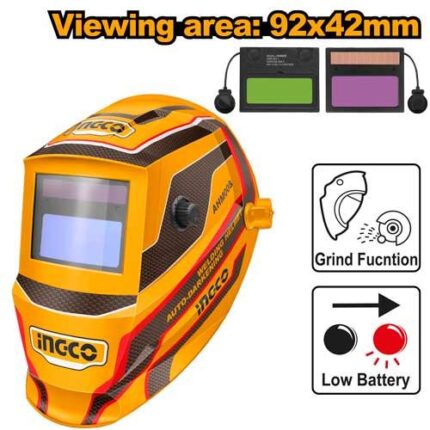 Casque de soudeur Viewing Area:92×42mm Arc Sensor