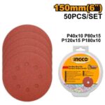 Jeufeuilles abrasives ponceuse orbitale50pcs150mm