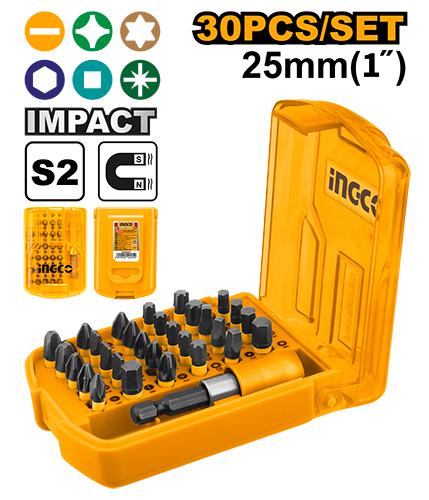 Jeu d’embouts 25mm 30pcs
