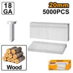 5000 clous galvanisés lisses calibre18 - 20x1,2 mm