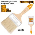 Pinceau en bois 75mm pour peinture à huile
Longueur des poils: 57 mm
