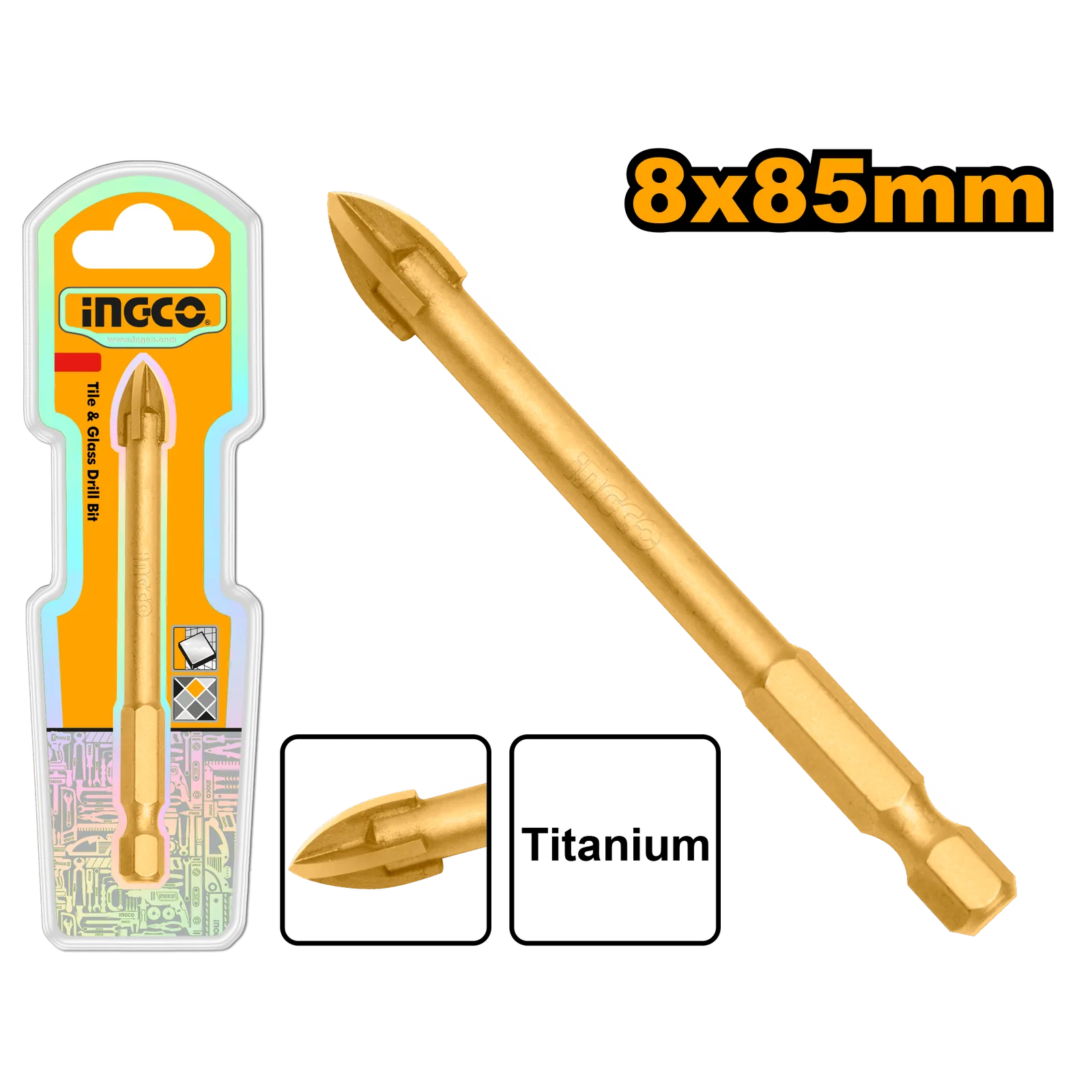 DBG1130808_1 Foret pour carrelage et verre 8*74mm – Image 1