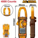Pince Ampèremétrique Ac Numérique  600A