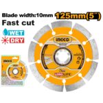 Disque Diiamant 125Mm A Eau Et A Sec