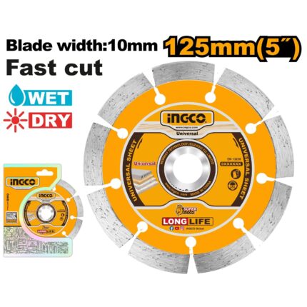 Disque Diiamant 125Mm A Eau Et A Sec