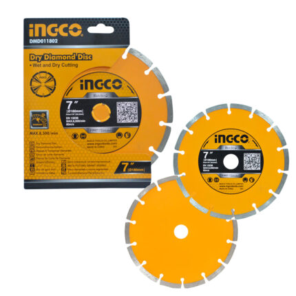 Disque Diamant 180Mm A Eau Et A Sec Ingco