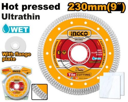 Disque Diamant Ultra Fin (Jante En Maille) 230Mm Ingco