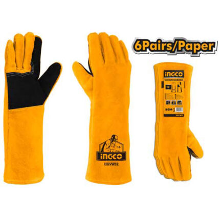 Gants pour soudage Gants en cuir de veau retourné
