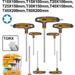 Jeu 8 clés Torx à poignée en T