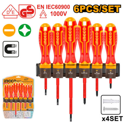 Tournevis isolés  Set de 6 pièces