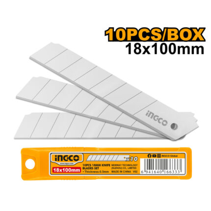 Boîte de 10 lames de cutter 18*100mm
