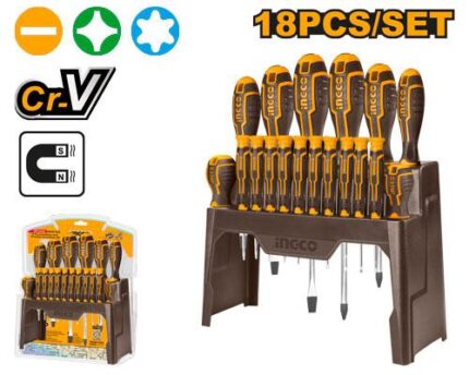 Set de 18 tournevis et tournevis de précision