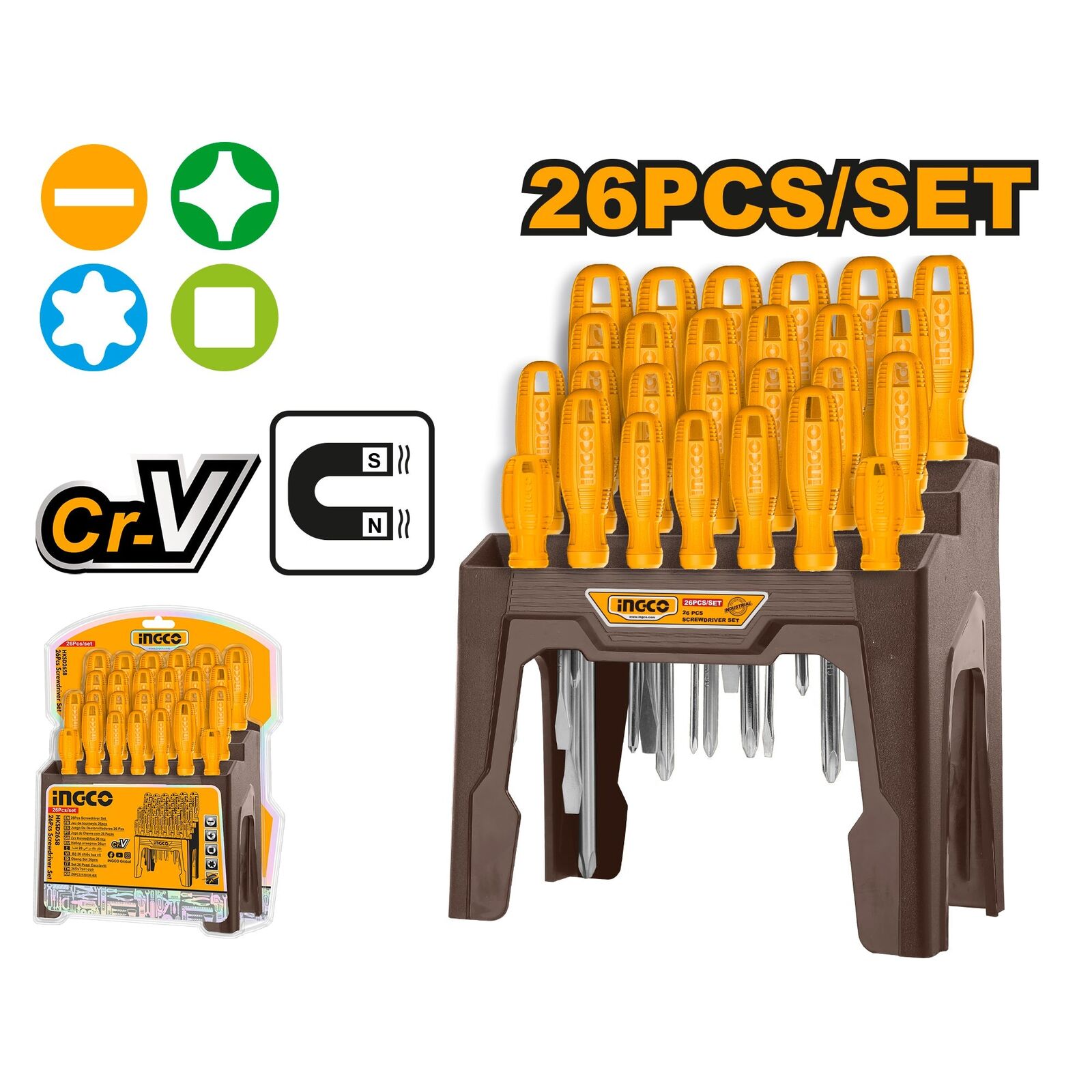 HKSD2658_1 Set de 26 tournevis – Image 1