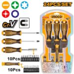 Coffret tournevis 24 embouts