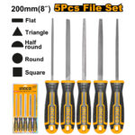 Set de 5 limes en acier 200mm