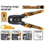 Pince Sertir 200 Mm 4P/6P/8P Ingco