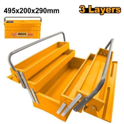 Boîte à outils TAILLE:495X200X290MM 3 ÉTAGES