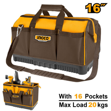 Sac à outils 16&Prime; 16poches base renforcée