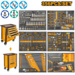 Servante à 7 tiroirs + 328 pièces