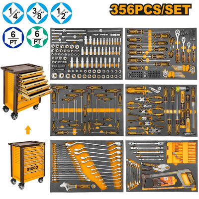 Servante à 7 tiroirs + 328 pièces