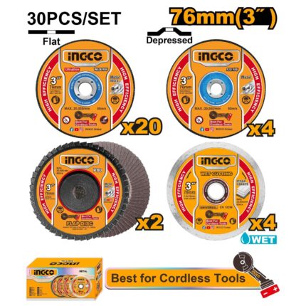 Jeu 30pcs Disques de coupe et meulage pour CAGLI76012