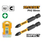 Jeu de 2 embouts S2 PH2 50mm