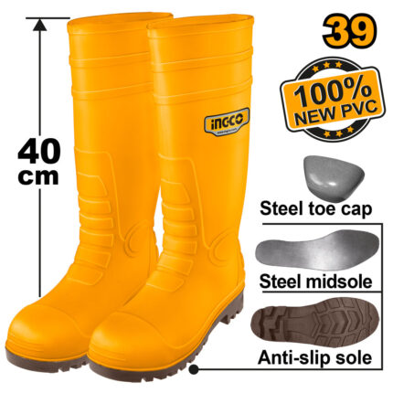 BOTTES DE SÉCURITÉ S1P TAILLE39