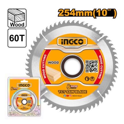 Lame Scie Circulaire Bois 254 Mm  60 Dents