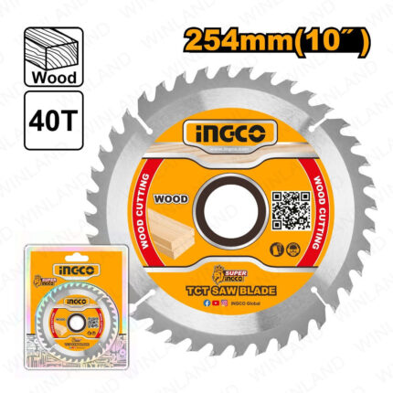 Lame Scie Circulaire Bois 254 Mm  40 Dents