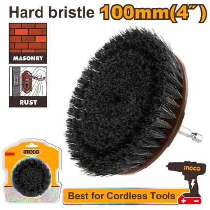 Brosse de nettoyage 4&Prime; pour visseuse à poils durs