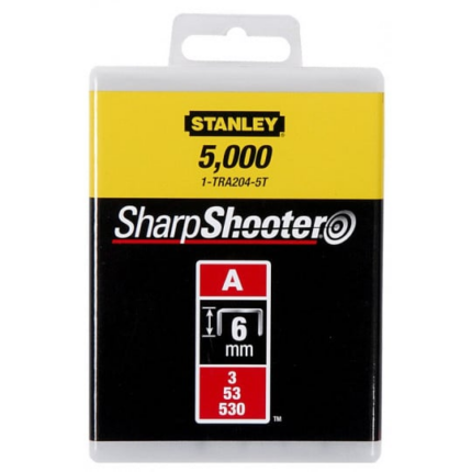 Agrafes 6Mm Type A - Boite De 1000Pcs