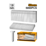 5000 clous galvanisés lisses 50mm calibre18 - 50x1,2 mm