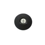 Polishing pad with flange