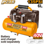 Compresseur 6 Litres à Batteries 40V