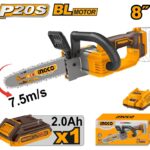 Tronçonneuse à chaîne 20V 1BATTERIE 8" 200mm