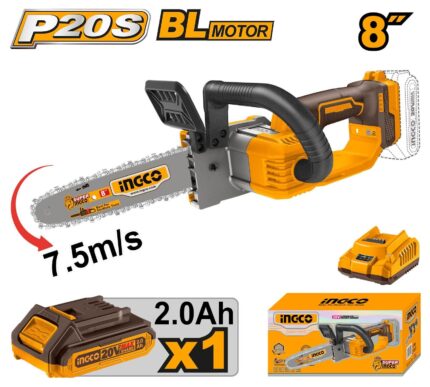 Tronçonneuse à chaîne 20V 1BATTERIE 8" 200mm