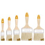 Jeu de 9 pinceaux en bois – Image 2