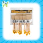 Jeu de 9 pinceaux en bois – Image 3