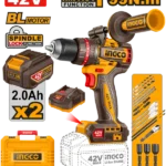 Perceuse À Percussion Sans Fil 99N.M 42V Avec 2 Batt 2Ah Et 1 Chargeur