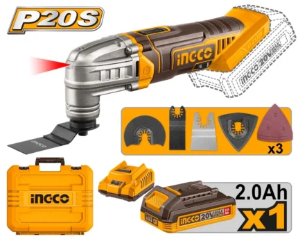 Outil Multifonction Sans Fil 20V Avec 1Batt Et 1 Chargeur