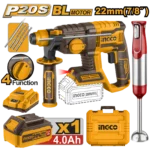 Pack Marteau perforateur 22mm 20V/MIxeur plongeant DK