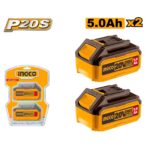 Kit De 2 Batteries 4Ah Ingco
