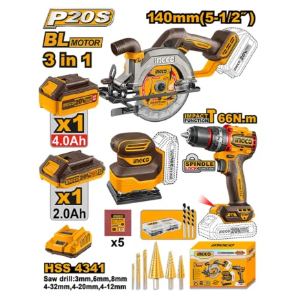 Kit combiné sans fil 3 pièces