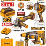 Pack De 3 Machines Ingco
