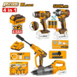 Pack De 4 Machines Ingco