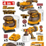 Pack De 5 Machines Ingco